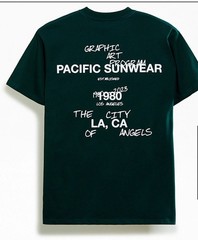 NEW PACSUN Art Program Los Angeles Green Tee T-shirt Size XL Men M11