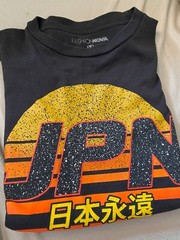 Fashion Nova Men JPN International Racing Team 1990-1999 Black Shirt Size M