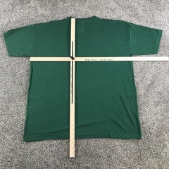Vintage Russell Athletic Shirt Mens 2XL Forest Green Short Sleeve Henley Jersey