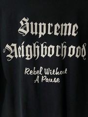 Supreme X Neighborhood 2007 Box Logo Pirate Skull Flag Rebel Without A Pause Leg