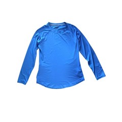 Patagonia Men’s Long Sleeve Blue Spandex Jersey Shirt Sz L