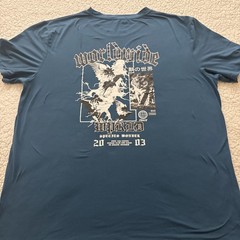 World Wide World Graphic T-Shirt blue Streetwear 2003 Print Men’s XL Y2K style