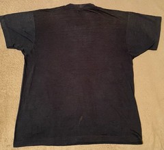 Vintage 1980s Buckle Up or Eat Glass Crash T Shirt men’s large Distressed