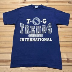 Vintage 90s Trends Sports Gear International Logo Single Stitch Shirt One Size