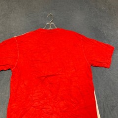U.S. Polo Assn. T Shirt Mens Large White Red Cotton Crew Neck Graphic Print Tee