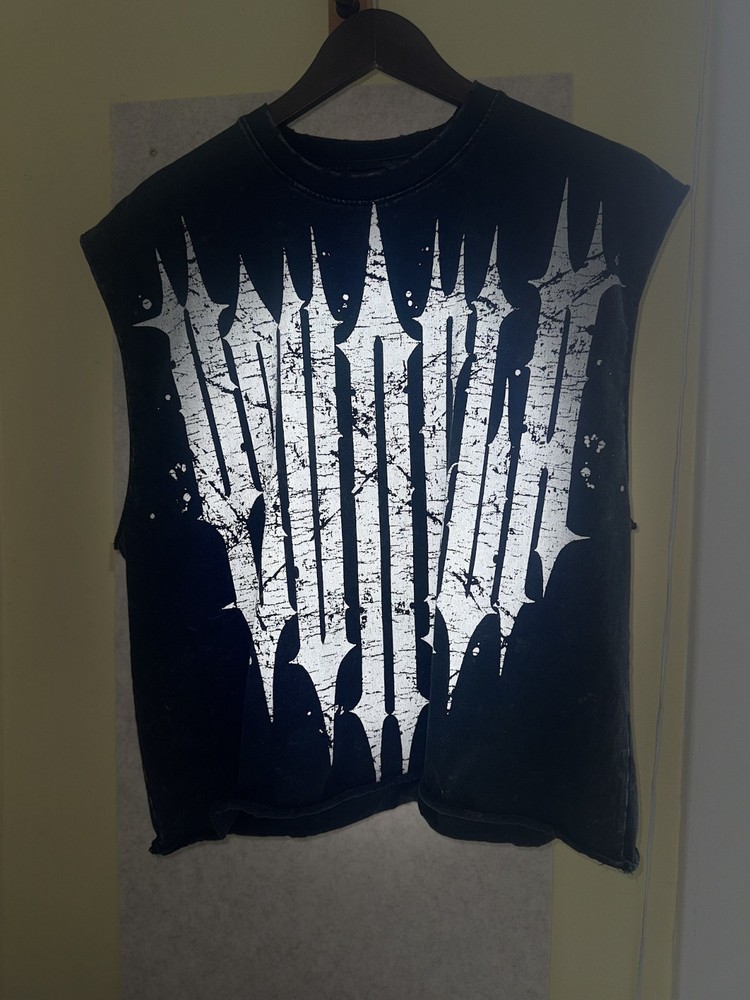 YoungLA 3021 Revenge Crop Cut-Offs Men’s Medium Oversized Gym Muscle Tee