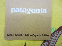 New $45 Patagonia 37801 Aquatic Action Organic T-shirt, Shellfish Society, S