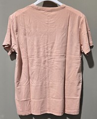 Original Use Apricot Brown SS Crewneck Cotton T-Shirt — Size Medium 38/40