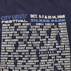 Austin City Limits Shirt Mens Medium Black 2018 Music Festival Rock Band Logo