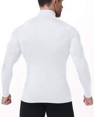 Long Sleeve Compression Shirts for Men Mock Turtleneck Gym T-Shirt Quick Dry …