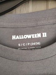 New Halloween 2 Michael Meyers T-shirt Men’s Size Small 34/36 Mask Gray NWT