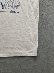 Ascolour Classic Men T Shirt L White Crew Neck Short Sleeve Graphic Logo Casual