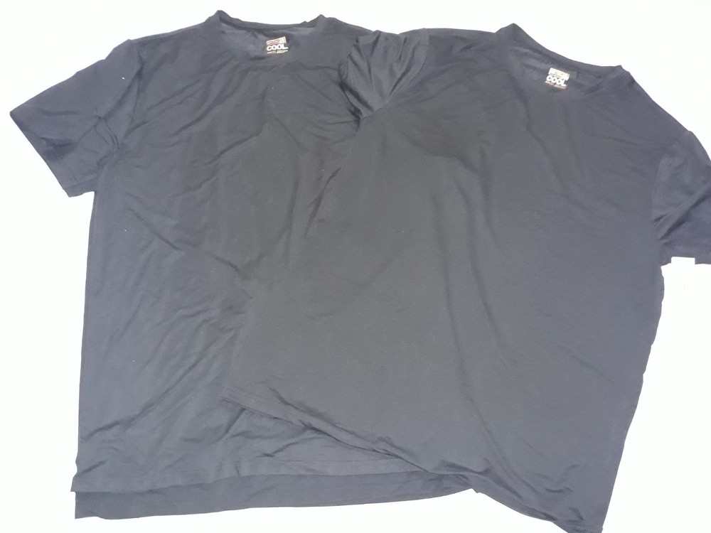 32 Degrees Cool Men’s 3 Pack Short Sleeve Crew Neck Shirt Black Size LARGE NEW