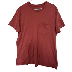 Lot 5 Mens Pocket T Shirts L Short Slv Solid Casual Basics Gym Workout Outdoors