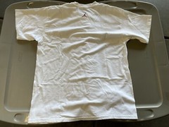 Air Jordan Flight T-shirt Used Large Red Foil Vintage
