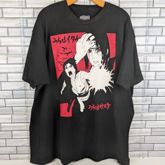 Naruto Shippuden T-Shirt Mens 2X Black Short Sleeve Shonen Jump Ripple Junction