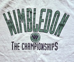Vintage 90s Wimbledon Tennis Championships T-Shirt Made In USA Unmarked L