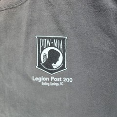 POW MIA United States Military T-Shirt Size XL Bring Them Home Veteran Patriotic