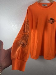Emotional Oranges “Have You Heard?” Long Sleeve Shirt – Size M – Bright Orange