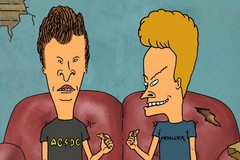 MTV Classic Cartoon Beavis And Butthead Burger World WORK SUCKS Men’s T Shirt