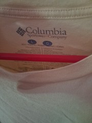 Columbia Shirt Mens Large Yellow PFG Performance Fishing Gear Graphic T-shirt