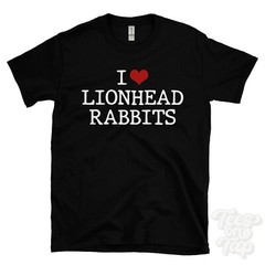 I LOVE LIONHEAD RABBITS T-SHIRT heart pets animal care breeds pet owner rabbit