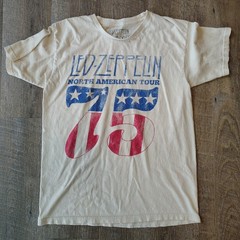 LED Zeppelin Men’s Light Graphic Tee Size Medium
