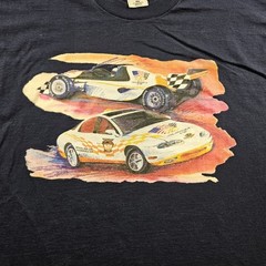 Vintage Aurora V8 90s Promo T-shirt Size XXL Made In USA