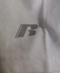 Russell T-Shirt Mens L White Graphic S/S Crew Neck Penn State Nittany Lions