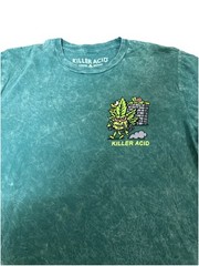 Killer Acid Limited Edition Graphic Tee Size M Stoner Cemetery Acid Wash Men’s