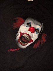 Vtg Y2K Coulrophobia IT Pennywise Horror Movie Shirt Gildan XL Stephen King
