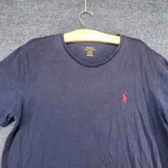 Polo Ralph Lauren Men’s T-Shirt Large Short Sleeve Blue Straight Hem Crew Neck