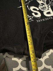 Prps Shirt Men’s L Black Japanese Denim Bruises Never Broken Graphic Logo