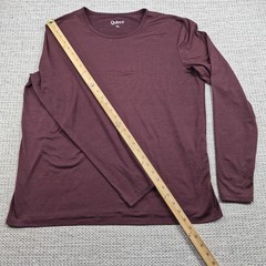 Quince Shirt Mens XL Purple Long Sleeve Lightweight Stretch Crewneck Casual Tee