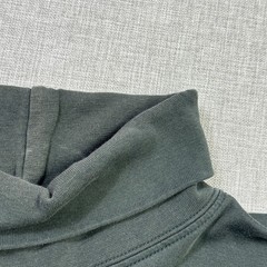 L.L. Bean Turtleneck Shirt Mens Large Green Long Sleeve Cotton Spandex Stretch