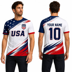 Personalized USA 2026 Soccer Jersey, Custom Name Number America Shirt (S-5XL)