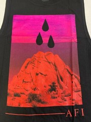 AFI BLOOD TRIANGLE Drop Muscle tank top OFFICIAL MERCHANDISE AFI BAND NEW!!!