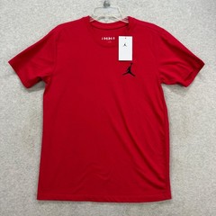 Air Jordan T Shirt Mens Medium Red Jumpman Logo Short Sleeve Tee DC7485-687 NEW