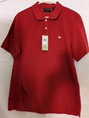 Dockers T-shirt Red Cotton Crewneck Short Sleeve Men’s Size M/Slim NEW