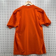 Vintage 80s Lionel Electric Shirt Mens FITS Medium Orange Single Stitch 19×28.5