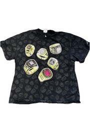 Nike Air Jordan Vintage Y2k All Over Print Rhine Stones Championship Rings SzXXL