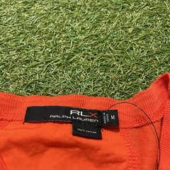 RLX Ralph Lauren Shirt Medium M Floral Orange Hawaiian Pacific Henley NWT $98