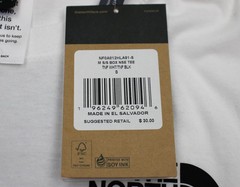 The North Face Box NSE T-Shirt Mens Small White Logo Graphic NWT Outdoor