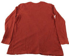 Eight Bells Long Sleeve Casual Shirt Cotton Poly Blend Red XL