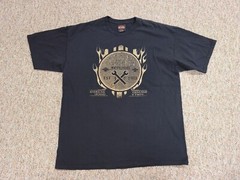 Harley Davidson Shirt Mens XL Black Steel City Washington PA Graphic Tee