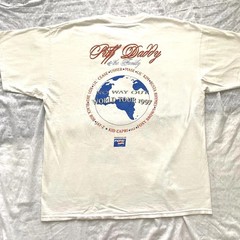 Vintage Puff Daddy & The Family 1997 No Way Out Tour T-Shirt Size XL Rap Tee 90s