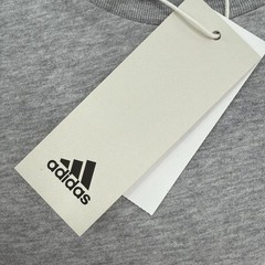 Adidas 3 Stripes T Shirt Mens Medium Gray Heather Logo Athletic Tee NWT