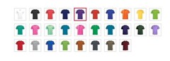 Gildan Heavy Cotton T-Shirt Blank Tee 5.3oz Solid Short Sleeve S-XL # 5000 NEW