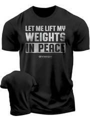 Men Gym T-Shirt Workout Fitness Training Tee Breathable Muscle Shirt Running