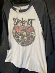 Vintage Rare Slipknot Large Metal Band Iowa Shirt USA 🇺🇸3/4 Sleeve Very Worn